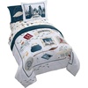 image:imageJay Franco Kids Bed Set Blue PlayStation 7 Piece Full  Cozy Soft Bedding for Stylish Room Dcor with Comforter Sheets amp Pillow CoversDark Grey  Harry Potter