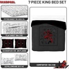 image:imageJay Franco Kids Bed Set Blue PlayStation 7 Piece Full  Cozy Soft Bedding for Stylish Room Dcor with Comforter Sheets amp Pillow CoversGray  Deadpool