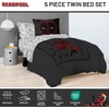 image:imageJay Franco Kids Bed Set Blue PlayStation 7 Piece Full  Cozy Soft Bedding for Stylish Room Dcor with Comforter Sheets amp Pillow CoversGray  Deadpool
