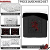 image:imageJay Franco Kids Bed Set Blue PlayStation 7 Piece Full  Cozy Soft Bedding for Stylish Room Dcor with Comforter Sheets amp Pillow CoversGray  Deadpool