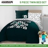 image:imageJay Franco Kids Bed Set Blue PlayStation 7 Piece Full  Cozy Soft Bedding for Stylish Room Dcor with Comforter Sheets amp Pillow CoversGreen  Minecraft 01