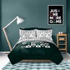 image:imageJay Franco Kids Bed Set Blue PlayStation 7 Piece Full  Cozy Soft Bedding for Stylish Room Dcor with Comforter Sheets amp Pillow CoversGreen  Minecraft 01