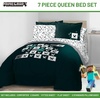 image:imageJay Franco Kids Bed Set Blue PlayStation 7 Piece Full  Cozy Soft Bedding for Stylish Room Dcor with Comforter Sheets amp Pillow CoversGreen  Minecraft 01