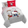 image:imageJay Franco Kids Bed Set Blue PlayStation 7 Piece Full  Cozy Soft Bedding for Stylish Room Dcor with Comforter Sheets amp Pillow CoversGrey  Hello Kitty