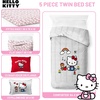 image:imageJay Franco Kids Bed Set Blue PlayStation 7 Piece Full  Cozy Soft Bedding for Stylish Room Dcor with Comforter Sheets amp Pillow CoversGrey  Hello Kitty