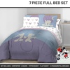 image:imageJay Franco Kids Bed Set Blue PlayStation 7 Piece Full  Cozy Soft Bedding for Stylish Room Dcor with Comforter Sheets amp Pillow CoversGrey  Mickey and Minnie