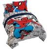image:imageJay Franco Kids Bed Set Blue PlayStation 7 Piece Full  Cozy Soft Bedding for Stylish Room Dcor with Comforter Sheets amp Pillow CoversGrey  Spiderman