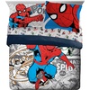 image:imageJay Franco Kids Bed Set Blue PlayStation 7 Piece Full  Cozy Soft Bedding for Stylish Room Dcor with Comforter Sheets amp Pillow CoversGrey  Spiderman