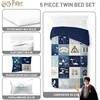 image:imageJay Franco Kids Bed Set Blue PlayStation 7 Piece Full  Cozy Soft Bedding for Stylish Room Dcor with Comforter Sheets amp Pillow CoversMulti  Harry Potter