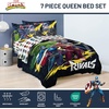 image:imageJay Franco Kids Bed Set Blue PlayStation 7 Piece Full  Cozy Soft Bedding for Stylish Room Dcor with Comforter Sheets amp Pillow CoversMulti  Marvel Rivals