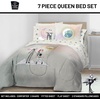 image:imageJay Franco Kids Bed Set Blue PlayStation 7 Piece Full  Cozy Soft Bedding for Stylish Room Dcor with Comforter Sheets amp Pillow CoversMulti  Nightmare Before Christmas