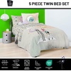 image:imageJay Franco Kids Bed Set Blue PlayStation 7 Piece Full  Cozy Soft Bedding for Stylish Room Dcor with Comforter Sheets amp Pillow CoversMulti  Nightmare Before Christmas