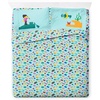 image:imageJay Franco Kids Sheet Cartoon Set with Fitted Flat Sheets amp Pillow Cover  UltraSoft Bedding with Pillowcase for Room Decor Blue  PlayStation 4 Piece QueenTeal  Lego
