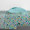 image:imageJay Franco Kids Sheet Cartoon Set with Fitted Flat Sheets amp Pillow Cover  UltraSoft Bedding with Pillowcase for Room Decor Blue  PlayStation 4 Piece QueenTeal  Lego