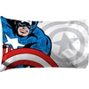 image:imageJay Franco Kids Sheet Cartoon Set with Fitted Flat Sheets amp Pillow Cover  UltraSoft Bedding with Pillowcase for Room Decor Blue  PlayStation 4 Piece QueenWhite  Avengers