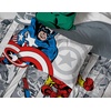 image:imageJay Franco Kids Sheet Cartoon Set with Fitted Flat Sheets amp Pillow Cover  UltraSoft Bedding with Pillowcase for Room Decor Blue  PlayStation 4 Piece QueenWhite  Avengers