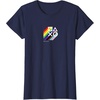 image:imagePlayStation Pride LGBTQIA Collection Stacked Chest Logo TShirtNavy Blue