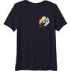 image:imagePlayStation Pride LGBTQIA Collection Stacked Pocket Logo Premium Triblend TShirtNavy Blue