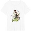 image:imageThe Last of Us Part II Abby Anderson Floral Watercolor Logo TShirtWhite