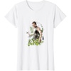 image:imageThe Last of Us Part II Abby Anderson Floral Watercolor Logo TShirtWhite