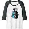 image:imageThe Last of Us Part II Abby Ellie Im The One That You Want Raglan Baseball TeeDark Heather GreyWhite