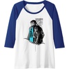 image:imageThe Last of Us Part II Abby Ellie Im The One That You Want Raglan Baseball TeeRoyal BlueWhite