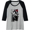 image:imageThe Last of Us Part II Ellie Ready For Fight Chest Poster Raglan Baseball TeeBlackAthletic Heather