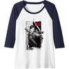 image:imageThe Last of Us Part II Ellie Ready For Fight Chest Poster Raglan Baseball TeeNavy BlueWhite