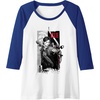 image:imageThe Last of Us Part II Ellie Ready For Fight Chest Poster Raglan Baseball TeeRoyal BlueWhite