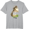 image:imageThe Last of Us Part II Hat On A Dinosaur Watercolor Style TShirtHeather Grey