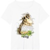 image:imageThe Last of Us Part II Hat On A Dinosaur Watercolor Style TShirtWhite