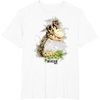 image:imageThe Last of Us Part II Hat On A Dinosaur Watercolor Style TShirtWhite