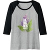 image:imageThe Last of Us Part II Watercolor Lavender Big Chest Logo Raglan Baseball TeeBlackAthletic Heather