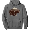 image:imageDays Gone BearShaped Forest Landscape Vintage Logo Pullover HoodieAsphalt Grey