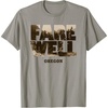 image:imageDays Gone Farewell Oregon Landscape Big Chest Logo TShirtSlate Grey