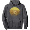 image:imageDays Gone Honor And Glory Landscape Vintage Chest Poster Pullover HoodieDark Heather Grey