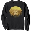 image:imageDays Gone Honor And Glory Landscape Vintage Chest Poster SweatshirtBlack