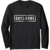image:imageDays Gone Iconic Distressed Big Chest Logo Long Sleeve TShirtBlack