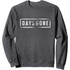 image:imageDays Gone Iconic Distressed Big Chest Logo SweatshirtDark Heather Grey