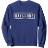 image:imageDays Gone Iconic Distressed Big Chest Logo SweatshirtNavy Blue