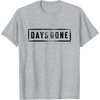 image:imageDays Gone Iconic Distressed Big Chest Logo V2 TShirtHeather Grey