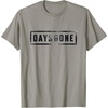 image:imageDays Gone Iconic Distressed Big Chest Logo V2 TShirtSlate Grey