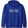 image:imageDays Gone Iconic Distressed Big Chest Logo Zip HoodieRoyal Blue