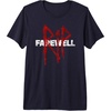 image:imageDays Gone RIP Farewell Distressed Big Chest Logo Premium Triblend TShirtNavy Blue