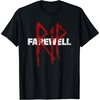 image:imageDays Gone RIP Farewell Distressed Big Chest Logo TShirtBlack