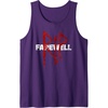 image:imageDays Gone RIP Farewell Distressed Big Chest Logo Tank TopPurple