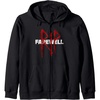 image:imageDays Gone RIP Farewell Distressed Big Chest Logo Zip HoodieBlack