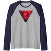 image:imageDays Gone Red Dead Scene Big Chest Poster Raglan Baseball TeeNavy BlueAthletic Heather