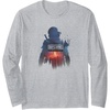 image:imageDays Gone Remastered Ready To Fight Big Chest Poster Long Sleeve TShirtHeather Grey