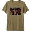 image:imageDays Gone Searching For A Reason To Live Big Chest Logo Premium Triblend TShirtOlive Green